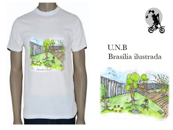 camisa BSB ilustrada UNB